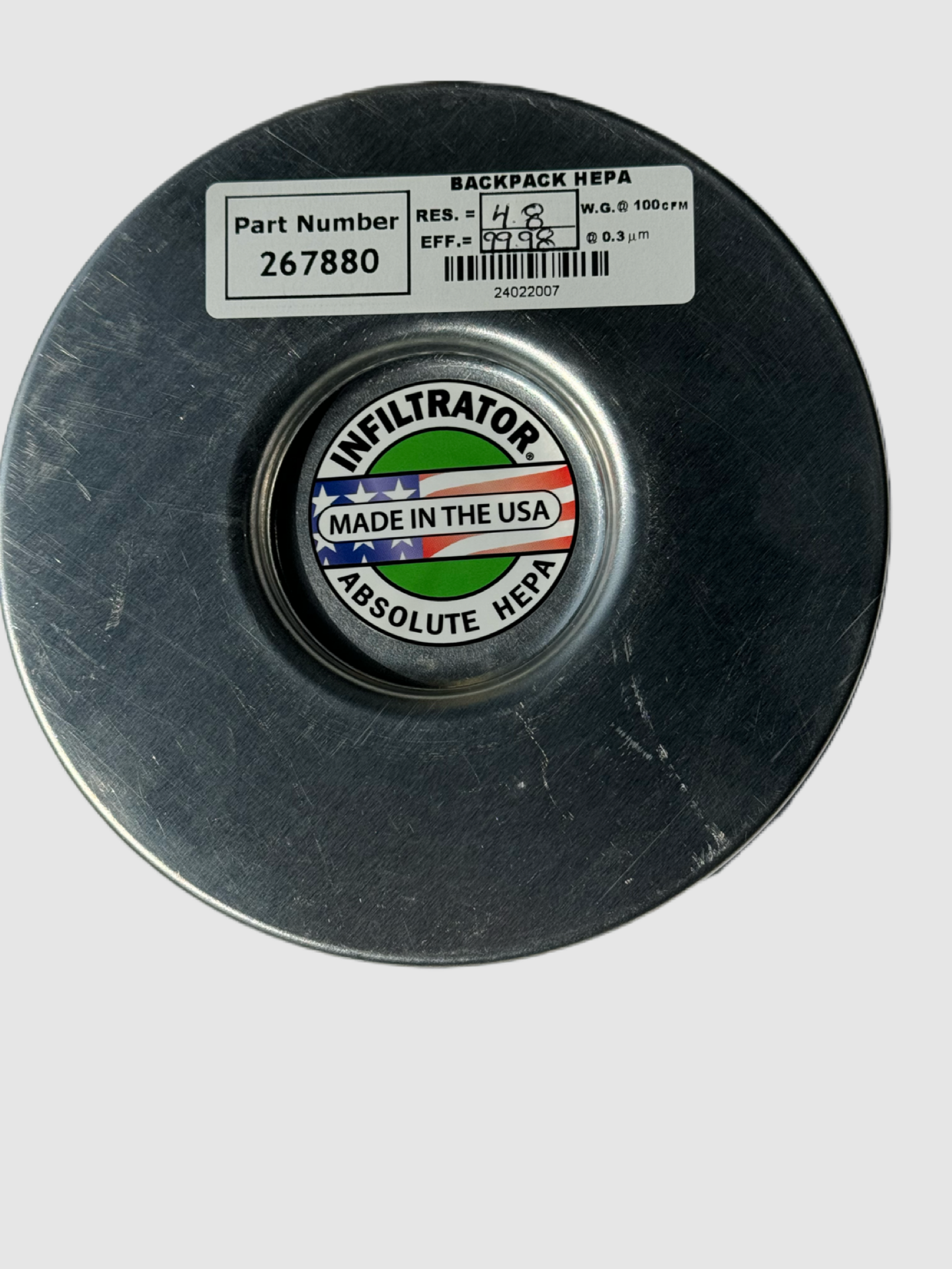 Sealed Critical HEPA Filter Cartridge for Probe | Mastercraft® - MastercraftUSA