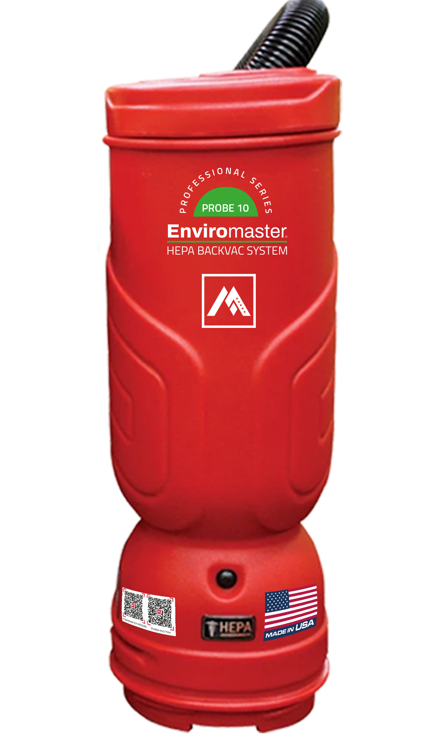 hepa backpack vacuum cleaner Probe 10 | Enviromaster®