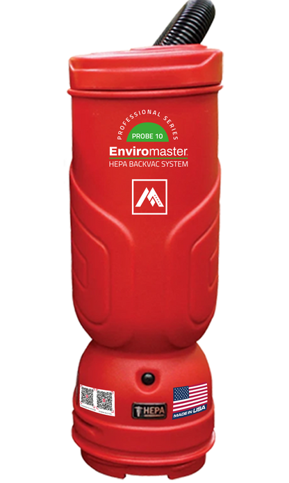 hepa backpack vacuum cleaner Probe 10 | Enviromaster®