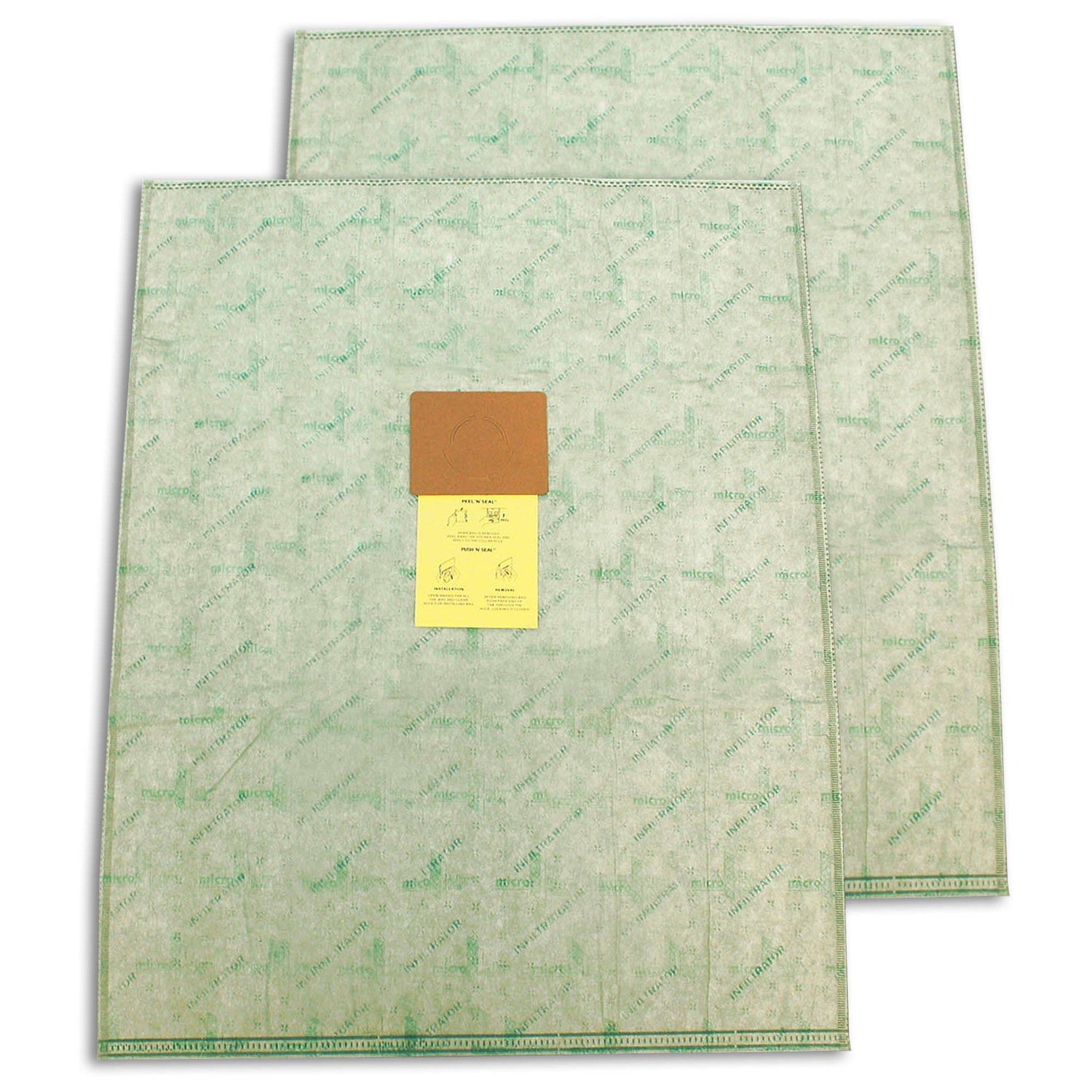 Wide Area Vacuum Filter Bag 2 Pack | INFILTRATOR® - MastercraftUSA