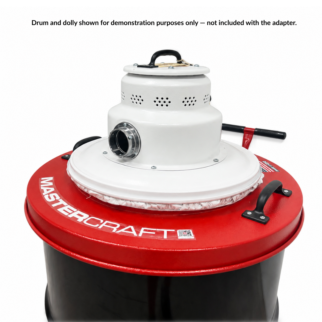 Mastercraft® DA1512 DAF Electric HEPA Dry 55-Gallon Drum Adapter Vacuum — Main View