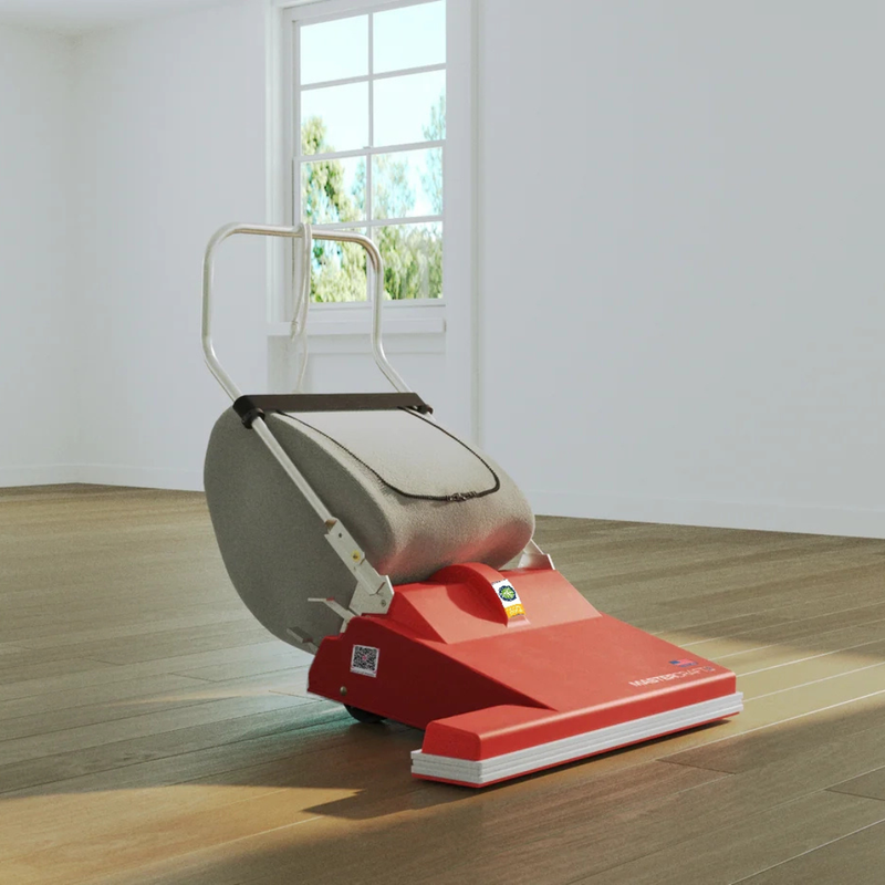 Corded Mastercraft® SV280 wide-area vacuum on a hardwood floor