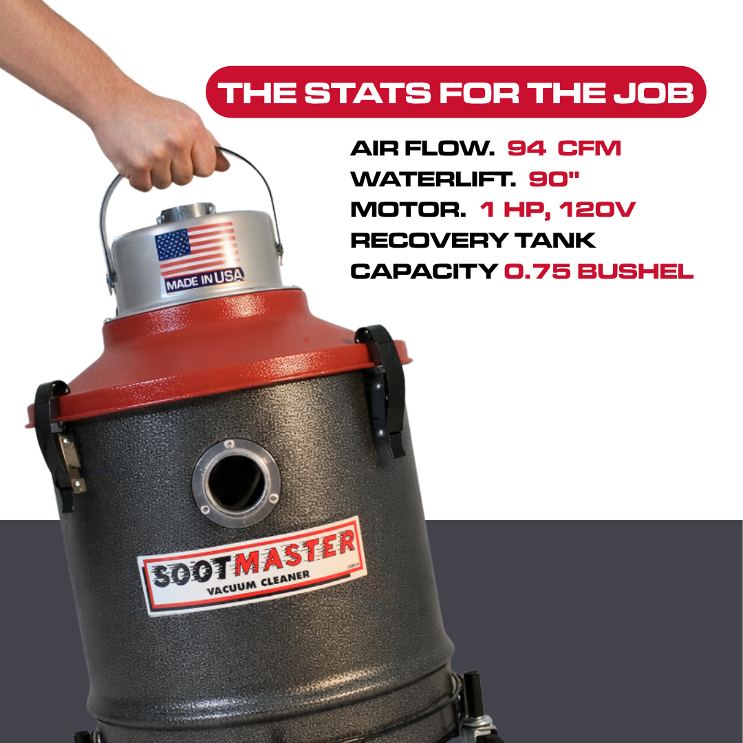 Sootmaster 652M Stats for the job 