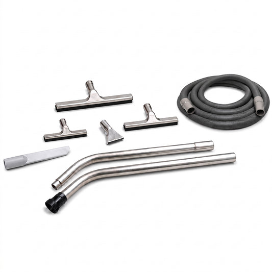 Mastercraft® Drum Vacuum Wet/Dry Tool Kit — 1.5" Wand & 25ft Hose