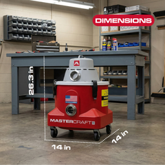 Critical HEPA Dry Vacuum 5 Gallon | Enviromaster