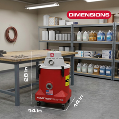 Critical HEPA Dry Vacuum 9 Gallon | Enviromaster