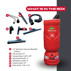 HEPA Backpack Vacuum Cleaner Probe 10 | Enviromaster