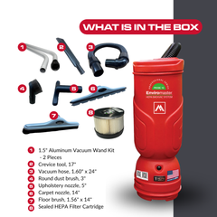 Aspirateur dorsal HEPA Probe 10 | Enviromaster®
