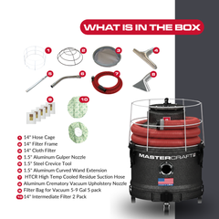 Industrial Ash Vacuum for High-Temp Cooled Residues | Mastercraft®