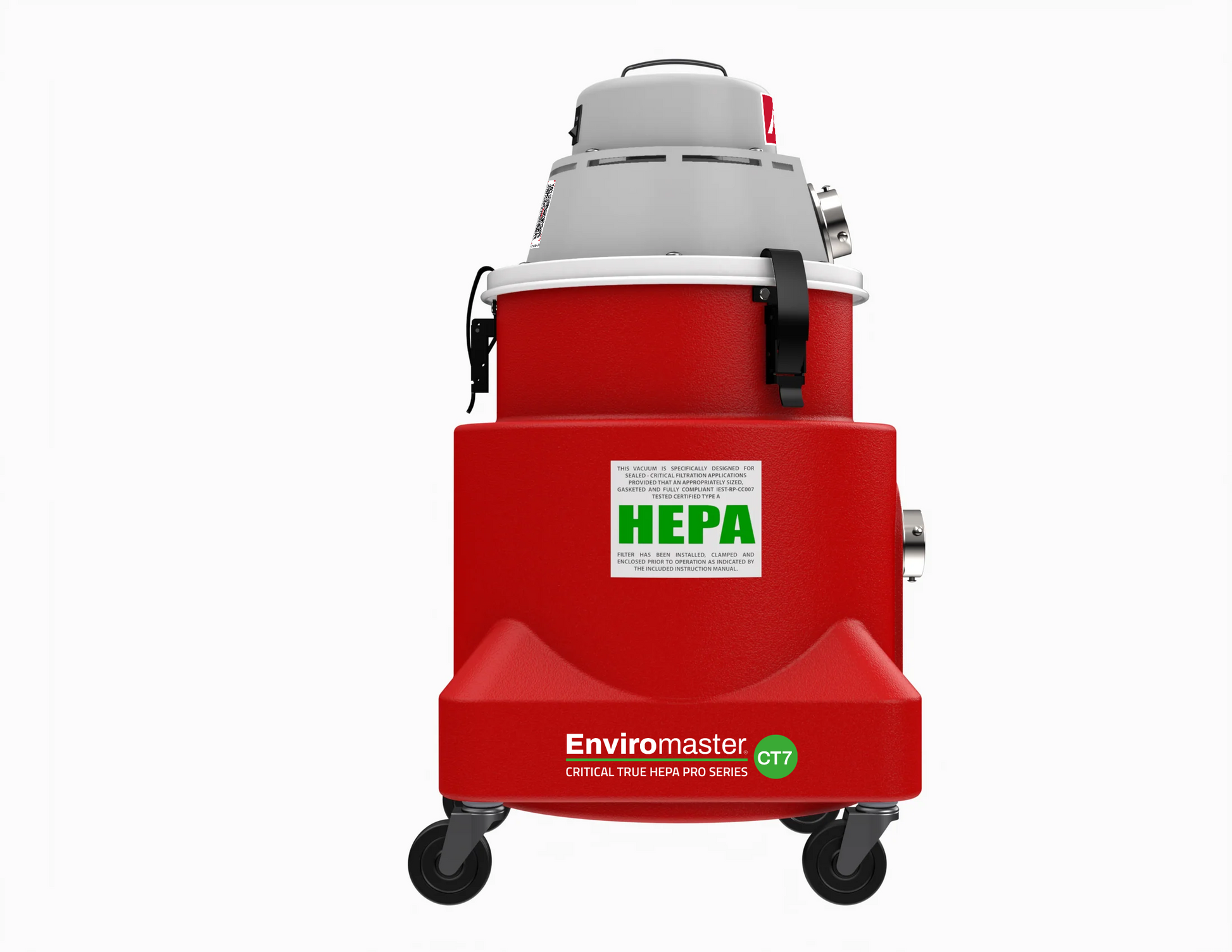 Critical HEPA dry vacuum 7 Gallon | Enviromaster