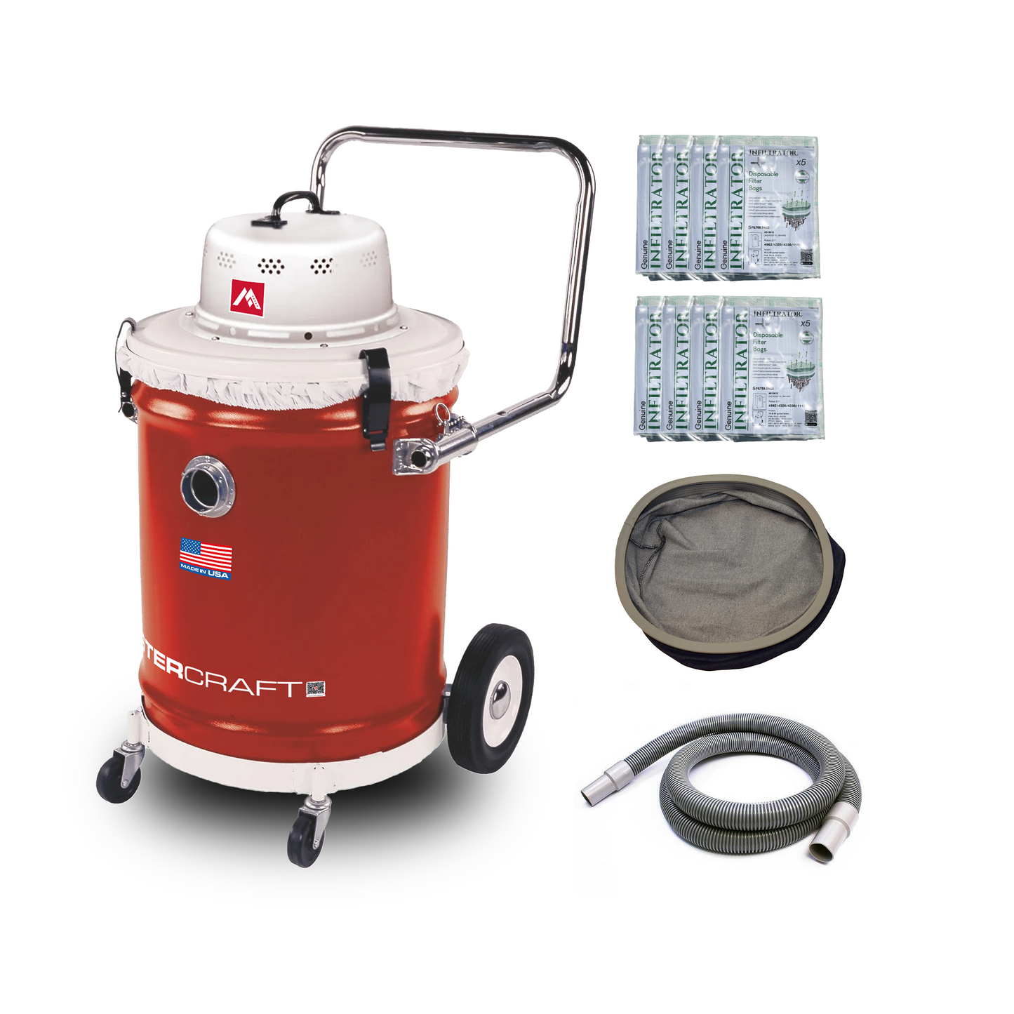 Wet Dry Vacuum 15 Gallon Kit | Mastercraft® - MastercraftUSA