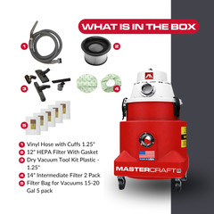 Critical HEPA Dry Vacuum 7 Gallon | Enviromaster