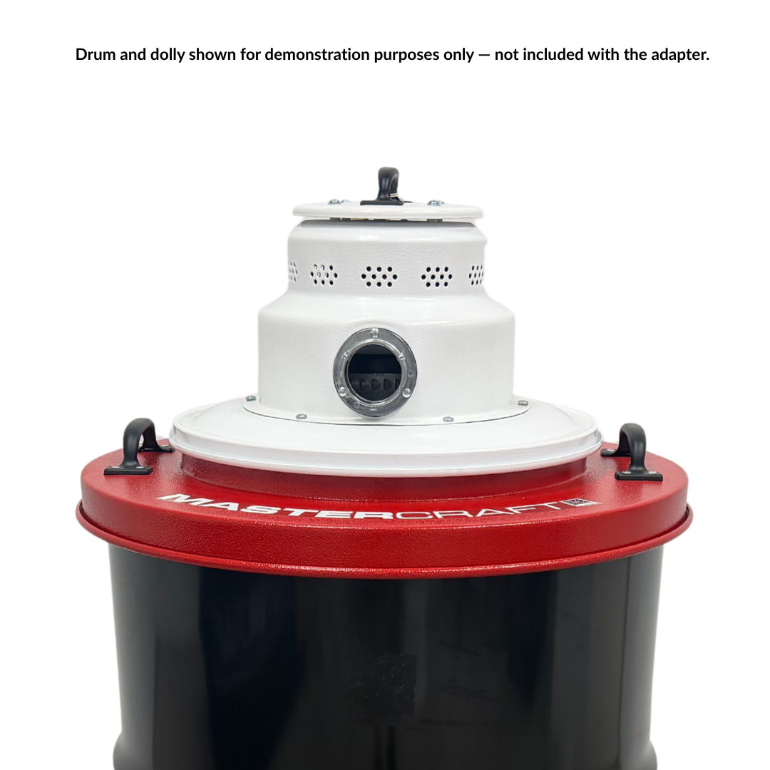 Mastercraft® DA1512W Electric Wet/Dry 55-Gallon Drum Adapter Vacuum — Main View