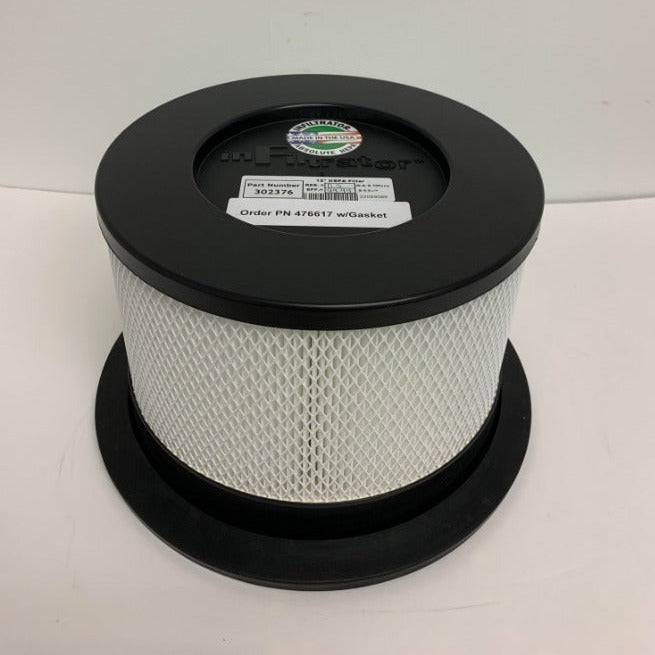 12" HEPA Filter With Gasket | INFILTRATOR® - MastercraftUSA