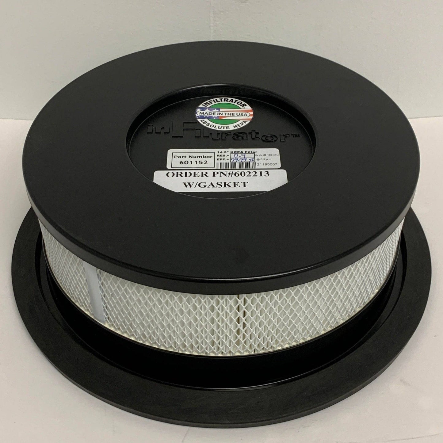 14" Absolute HEPA Filter with Gasket | INFILTRATOR® - MastercraftUSA