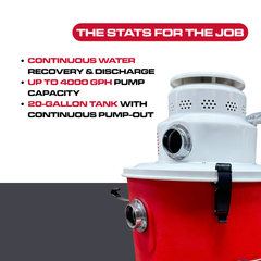 Pump Out Flood - Water Vacuum Cleaner | Mastercraft®