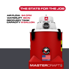 Critical HEPA Dry Vacuum 9 Gallon | Enviromaster